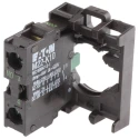 Eaton Contact Block for Use with RMQ-Titan 22.5 mm Drilling Dimensions, Front Mount, Screw Terminal, 6A 216504 M22-AK10