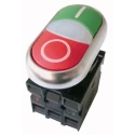 Eaton RMQ Titan M22 Series Illuminated Push Button Switch, Panel Mount, 22mm Cutout, 1 NO/1 NC, IP66 IP66