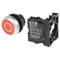 Eaton RMQ Titan M22 Series Push Button Switch, Spring Return, Momentary, Panel Mount, 22 mm Cutout 216510 M22-D-R-X0/K01