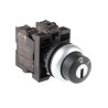 Eaton Key Switch Screw Termination 22mm Cutout Diameter 60° Key Index Angle RMQ-Titan M22 Series 216517 M22-WRS/K11