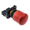 Eaton RMQ Titan M22 Series Pull Release Emergency Stop Push Button, Panel Mount, 22 mm Cutout, 1 NC, IP67 216515 M22-PV/K01