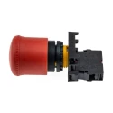 Eaton RMQ Titan M22 Series Pull Release Emergency Stop Push Button, Panel Mount, 22 mm Cutout, 1 NC, IP67 216515 M22-PV/K01