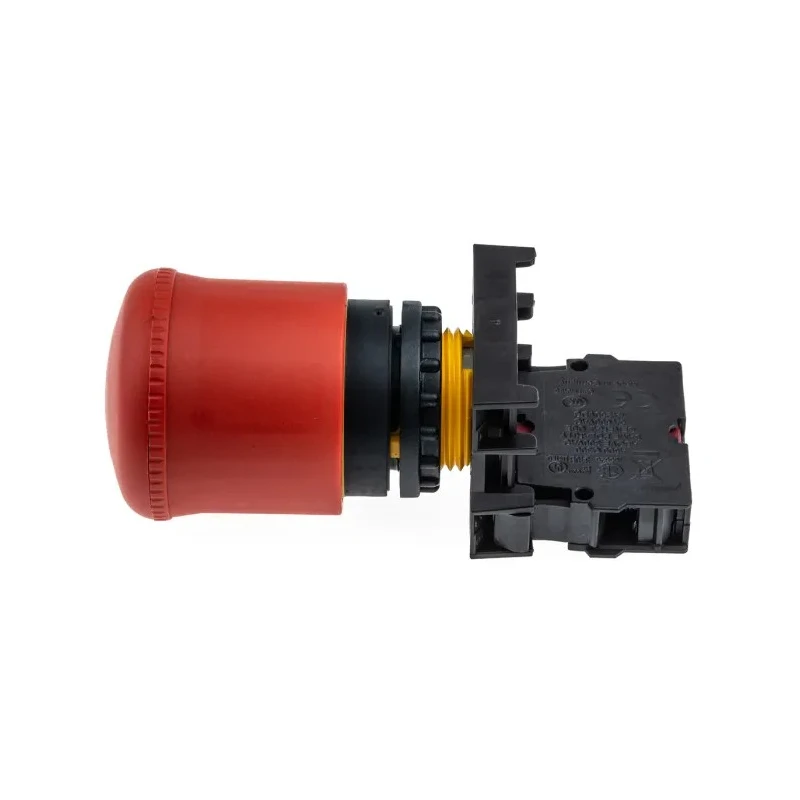 Eaton RMQ Titan M22 Series Pull Release Emergency Stop Push Button, Panel Mount, 22 mm Cutout, 1 NC, IP67 216515 M22-PV/K01