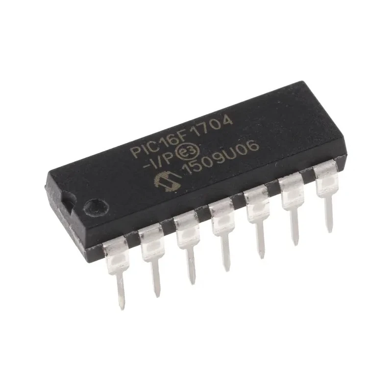 Microchip PIC16F1704-I/P 8-Bit PIC Microcontroller 32 MHz 7kB Flash 14-Pin PDIP