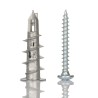 RS PRO Zinc Alloy Plasterboard Fixing Length 35mm Maximum Fixing Thickness 15mm Pozidriv Drive 177-6987