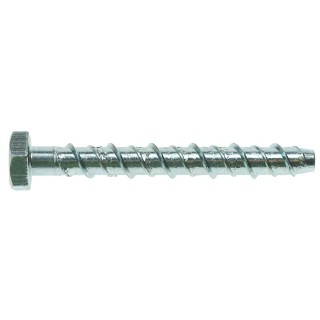 RS PRO Zinc Plated Steel Hexagon Head Anchor Bolt 16 x 100 mm Thread Size, Drill Diameter 18 mm 177-6919
