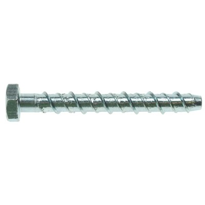 RS PRO Zinc Plated Steel Hexagon Head Anchor Bolt 16 x 100 mm Thread Size, Drill Diameter 18 mm 177-6919