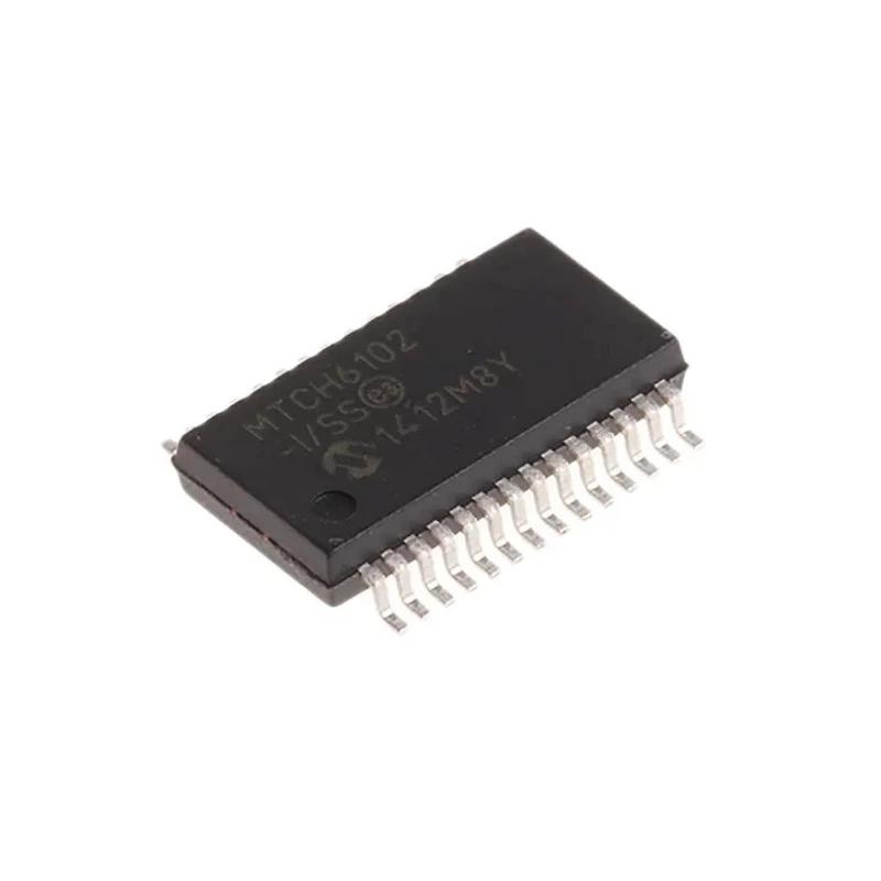 Microchip Capacitive Touch Screen Controller 12 bit 400 kbps I2C, 28-Pin SSOP MTCH6102-I/SS