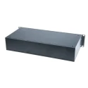 nVent SCHROFF 2U 19 in Rack Mount Case Steel Enclosure Grey Aluminium Panels China 14821205