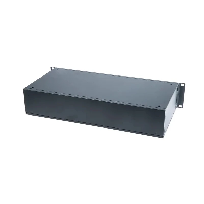 nVent SCHROFF 2U 19 in Rack Mount Case Steel Enclosure Grey Aluminium Panels China 14821205