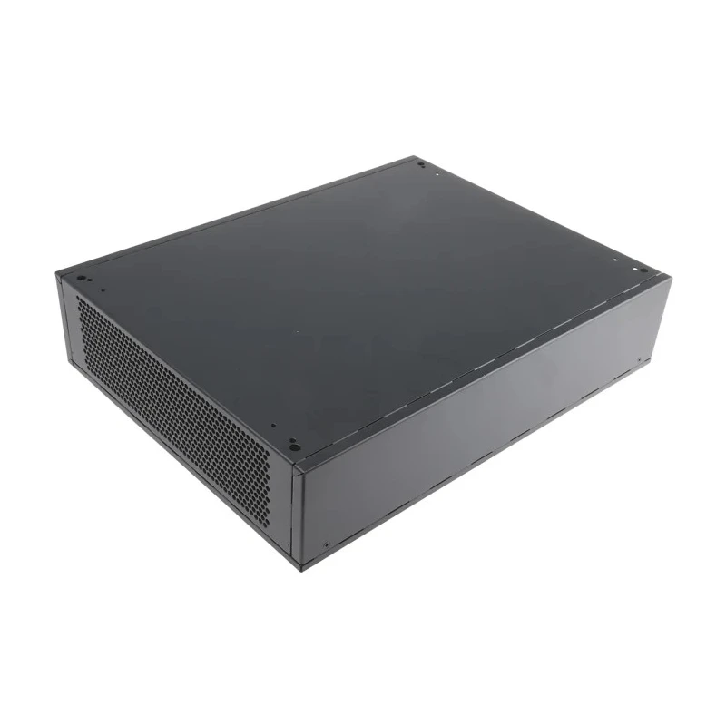 nVent SCHROFF 2U 19 in Rack Mount Case Interscale M Ventilated Steel Aluminium Panels 310mm Depth 399mm Width 88mm 14825297
