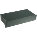 nVent SCHROFF 2 U 19 in Rack Mount Case Interscale M Ventilated Steel Enclosure Grey 14826205