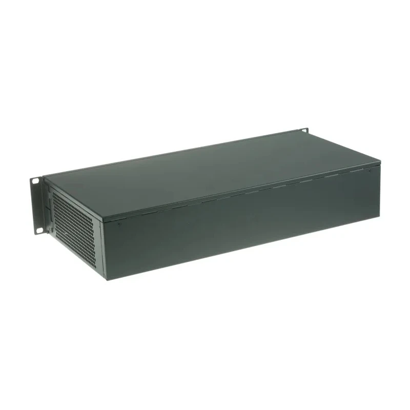 nVent SCHROFF 2 U 19 in Rack Mount Case Interscale M Ventilated Steel Enclosure Grey 14826205
