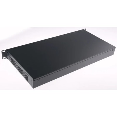 nVent SCHROFF 1 U 19 in Rack Mount Case Interscale M Ventilated Steel Aluminium Front Panel 14826105