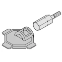 nVent SCHROFF Interscale M Series Assembly Tool for Use with Interscale M Electronic Case M4 Thread 24820-001