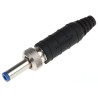 Switchcraft High Amperage Straight DC Power Connector 11A 24 V AC/DC Cable Silver S10KS12