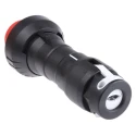 Eaton Heavy Duty Power Connector Black Cable Mount 4P Straight 32A 415V ATEX GHG 5127406R0001