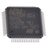 STMicroelectronics STM32F303RBT6 32-Bit ARM Cortex M4 Microcontroller 72 MHz 256kB FLASH 64-Pin LQFP