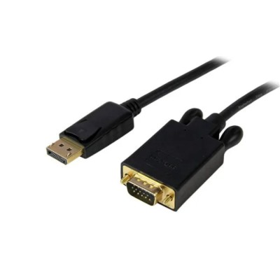 StarTech.com 1 Port DisplayPort to VGA Adapter 1.8m Cable Length 1920 x 1200 Pixel Maximum Resolution DP2VGAMM6B