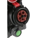 Eaton Heavy Duty Power Connector, Wall Mount, 32A, 415V, IP54/IP66, Fibreglass Reinforced Polyester, Black GHG 5124506R0001