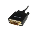 RS PRO Mini DisplayPort to DVI Adapter 1.8m Cable Length 1920 x 1200 Resolution MDP2DVIMM6