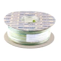 RS PRO Green, Yellow 4 mm² Tri-Rated Hook Up Wire, 12 AWG, 52/0.3 mm Core Strands, 100 m, Polyvinyl Chloride Jacket 811-1445