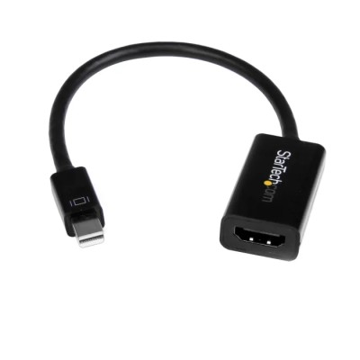 RS PRO Mini DisplayPort to HDMI Adapter 1 Port 150 mm Length 4K x 2K Maximum Resolution MDP2HD4KS