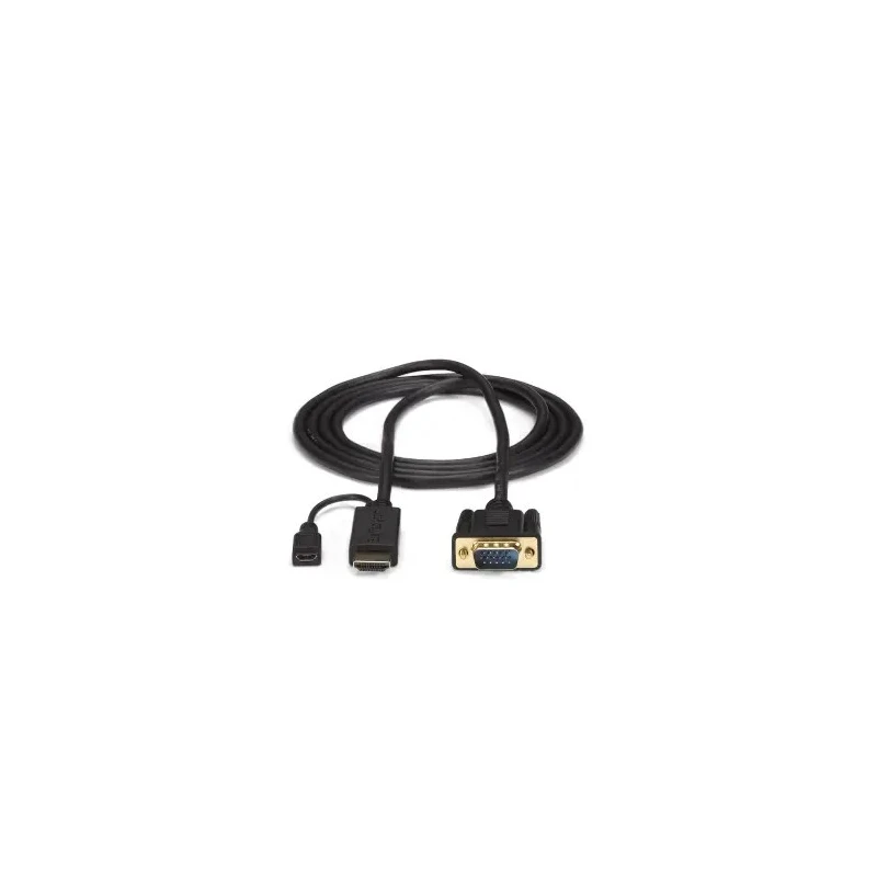RS PRO 1 Port HDMI to VGA Adapter Cable 900 mm Length 1920 x 1200 pixel Maximum Resolution HD2VGAMM3
