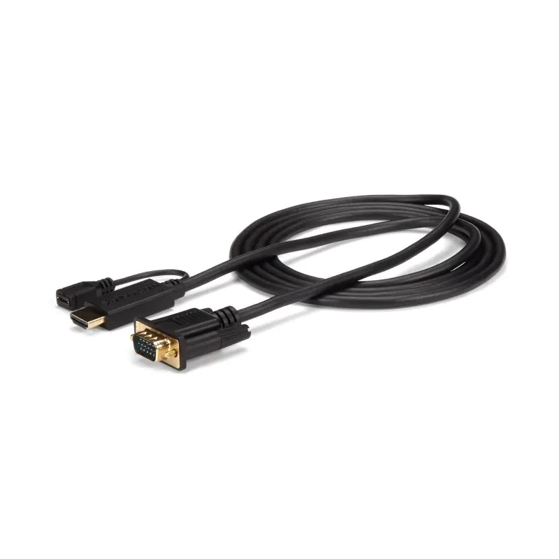 RS PRO 1 port HDMI to VGA Adapter Cable 3 m Length 1920 x 1200 Pixel Maximum Resolution HD2VGAMM10
