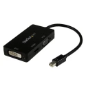 StarTech.com 3 Port Mini DisplayPort to DVI, HDMI, VGA Adapter 150mm Cable Length 1920 x 1200 Pixel Maximum MDP2VGDVHD