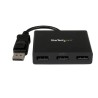 StarTech.com 3-Port Multi Monitor DisplayPort MST Hub with 1 Input and 3 Output, DisplayPort 1.2, 4K Resolution MSTDP123DP