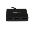 StarTech.com 3-Port Multi Monitor DisplayPort MST Hub with 1 Input and 3 Output, DisplayPort 1.2, 4K Resolution MSTDP123DP