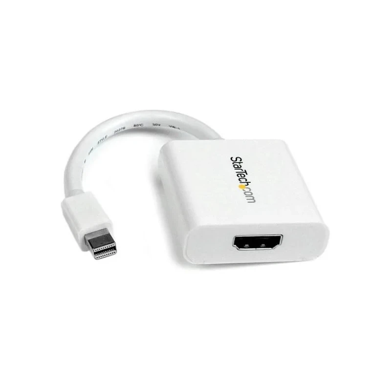 RS PRO Mini DisplayPort to HDMI Adapter 120 mm Cable Length 1920 x 1200 pixel Maximum Resolution MDP2HDW