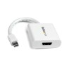 RS PRO Mini DisplayPort to HDMI Adapter 120 mm Cable Length 1920 x 1200 pixel Maximum Resolution MDP2HDW