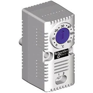 Schneider Electric ClimaSys CC Enclosure Thermostat, 250V Supply Voltage, 0 to 60°C Setting Range, 80°C Maximum NSYCCOTHO