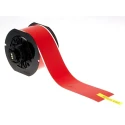 Brady Red Vinly Print Label Roll, 57 mm Width, 266 mm Length, Non-Laminated, Compatible with BBP & S B30C-2250-7569-RD