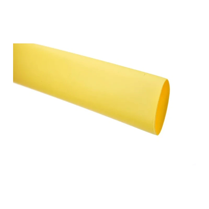 TE Connectivity Flame Retardant Polyolefin Heat Shrink Tubing Yellow 9 mm Sleeve Diameter x 1.2m Length 3:1 RNF 3000-9/3-4