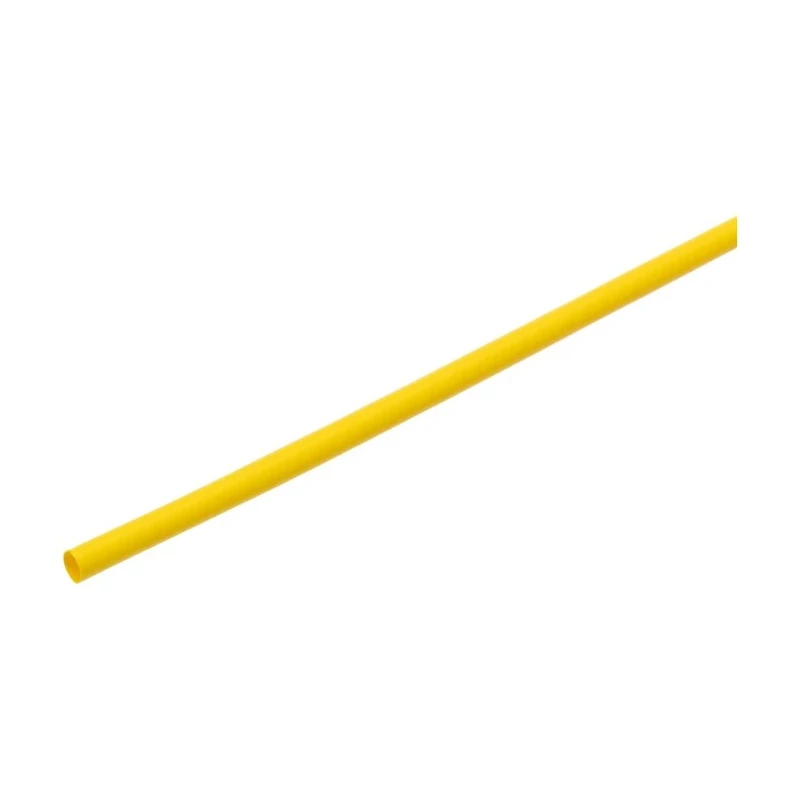 RS PRO Heat Shrink Tubing Yellow 3 mm Sleeve Diameter 1.2 m Length 3:1 Shrink Ratio RNF 3000-3/1-4-2