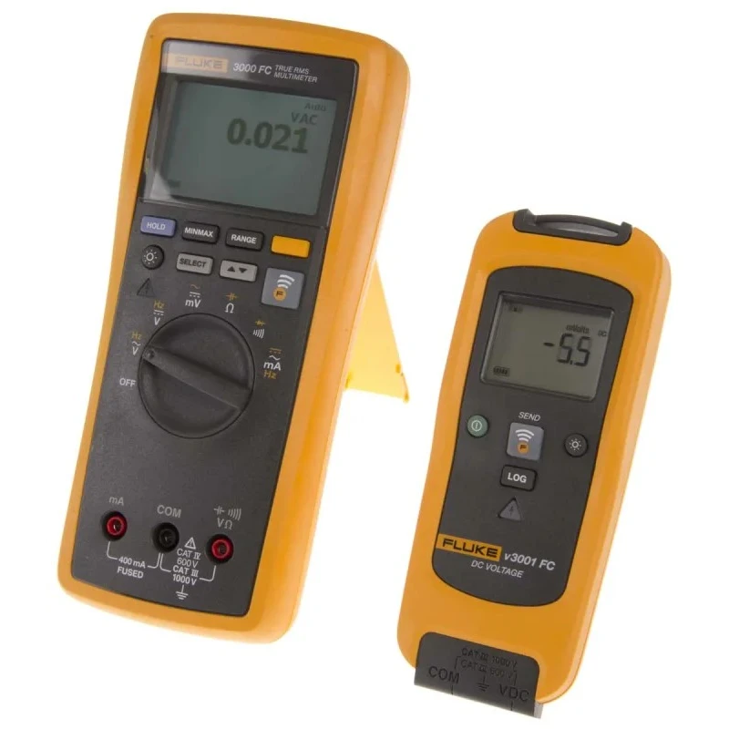 Fluke DC Voltage Multimeter Kit with 400mA Current Measurement Industrial Grade V3001 FC KIT FLUKE V3001 FC KIT