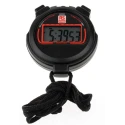 EA Combs Black Digital Stopwatch 24h Hours 40min Minutes 2s Seconds Backlight 811-1814