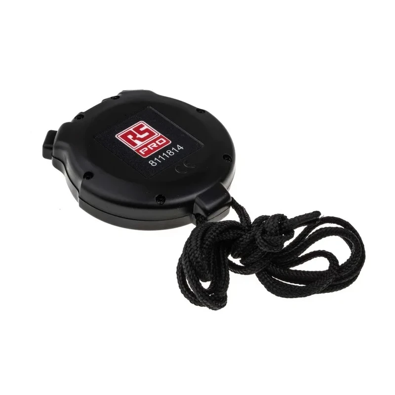 EA Combs Black Digital Stopwatch 24h Hours 40min Minutes 2s Seconds Backlight 811-1814