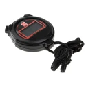EA Combs Black Digital Stopwatch 24h Hours 40min Minutes 2s Seconds Backlight 811-1814