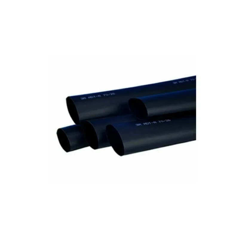 3M Halogen Free Heat Shrink Tubing Black 32 mm Sleeve Diameter x 1m Length 4.5:1 Shrink Ratio Polyolefin MDT-A TE100037593