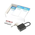 Brady Black Nylon Lockout Safety Padlock Shackle Diameter 6.35 mm 38.1 mm 813595