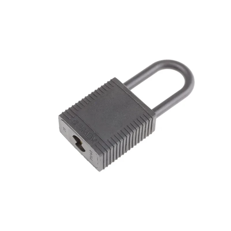 Brady Black Nylon Lockout Safety Padlock Shackle Diameter 6.35 mm 38.1 mm 813595