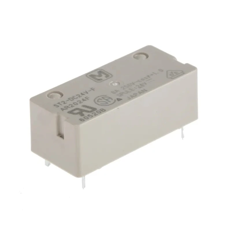 Panasonic PCB Power Relay 24V DC Coil 8A Switching Current DPST ST2-DC24V-F