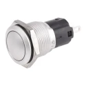 EAO 82 Series Push Button Switch Momentary Panel Mount 16 mm Cutout SPDT IP65 IP67 240 V AC 230 V AC 82-4571.1000