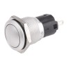 EAO 82 Series Push Button Switch Momentary Panel Mount 16 mm Cutout SPDT IP65 IP67 240 V AC 230 V AC 82-4571.1000