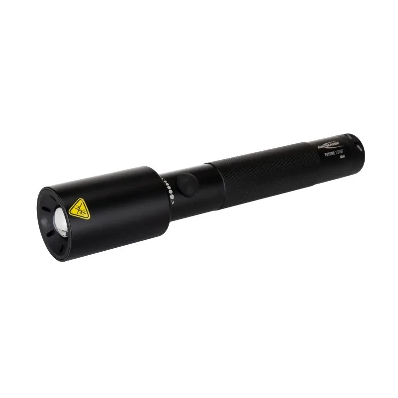 Ansmann High-Performance LED Torch Black 320 lm Luminous Flux Aluminium Housing 234 mm 1600-0059-520