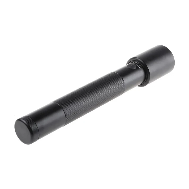 Ansmann Rechargeable LED Torch Black Aluminium Housing 970 lm Luminous Flux 3 Mono D Batteries 318 mm Length 1600-0060-520